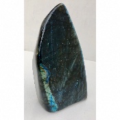 LABRADORITE BLEU-VERT  FORME LIBRE ENTIÈREMENT POLIE 3020 Gr