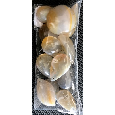 AGATE PENDENTIF sachet de 12 Pièces