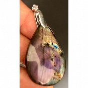 LABRADORITE Multicolore PENDENTIF 12,3 g