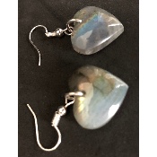 LABRADORITE BOUCLE D'OREILLE 