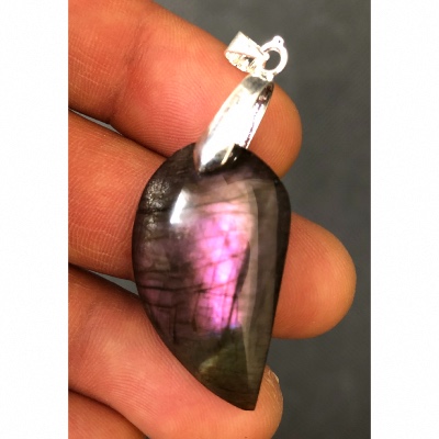 LABRADORITE Violette PENDENTIF 6,6 gr