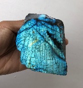 LABRADORITE BLEUE UNE FACE POLIE 695 gr