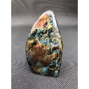 LABRADORITE MULTICOLORE  FORME LIBRE ENTIÈREMENT POLIE 760 gr