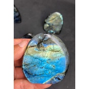 LABRADORITE Entièrement POLIE Lot de 8 Pièces