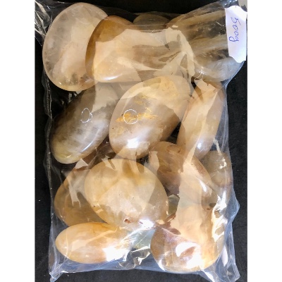 QUARTZ HÉMATOÏDE JAUNE GALET sachet de 500g