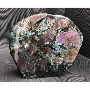 LABRADORITE AAA VIOLETTE MULTICOLORE UNE FACE POLIE 11180 gr