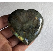 LABRADORITE VIOLETTE  COEUR 186 gr