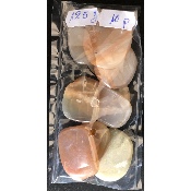 PIERRE DE LUNE ORANGE CABOCHON Lot de 10 pièces