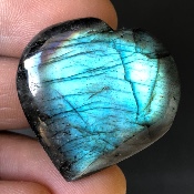 LABRADORITE ARC-EN-CIEL petit COEUR