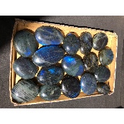 LABRADORITE GALET Lot de 17 pièces