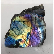 LABRADORITE  MULTICOLORE UNE FACE POLIE 525 gr