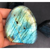 LABRADORITE Entièrement POLIE Lot de 4 Pièces