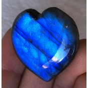 LABRADORITE BLEUE petit COEUR 21 gr