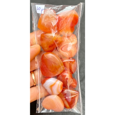 CORNALINE COEUR sachet de 10 pièces
