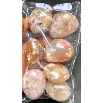 AGATE FLEUR GALET sachet de 7 pièces