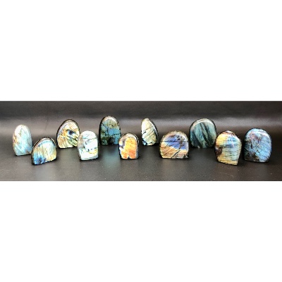LABRADORITE Forme Libre Polie Lot de 11 pièces