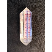 QUARTZ CRISTAL PRISME BI-TÊTE 25 gr