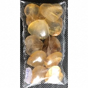 QUARTZ HÉMATOÏDE JAUNE COEUR sachet de 10 Pièces