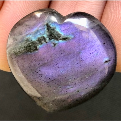 LABRADORITE VIOLETTE petit COEUR