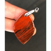 JASPE ROUGE PENDENTIF 