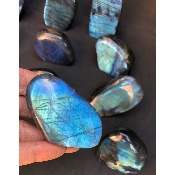 LABRADORITE bleue FORME LIBRE polie Lot de 12pièces 