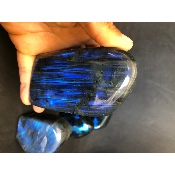 LABRADORITE bleue FORME LIBRE polie Lot de 11 pièces 