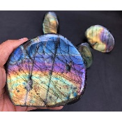 LABRADORITE FORME LIBRE Entièrement POLIE Lot de 2,61Kg