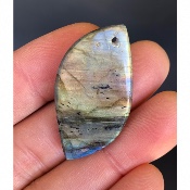 LABRADORITE DORÉE PENDENTIF