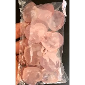 QUARTZ ROSE COEUR PERCÉ Lot de 12 Pièces