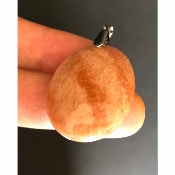 PIERRE DE LUNE ORANGE PENDENTIF