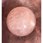 QUARTZ ROSE BOULE étoilée 505 gr