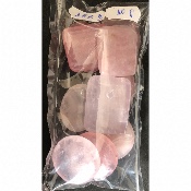 QUARTZ ROSE CABOCHON sachet de 10pièces