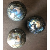 LABRADORITE SPHÈRE Lot de 3260g