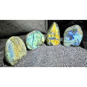 LABRADORITE FORME LIBRE Entièrement POLIE Lot de 3,14 kg