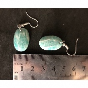 AMAZONITE BOUCLE D'OREILLE