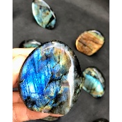 LABRADORITE Entièrement POLIE Lot de 10 Pièces