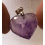 AMÉTHYSTE COEUR PENDENTIF 6,2 gr