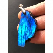 LABRADORITE "design blue" PENDENTIF 15,5 gr