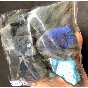 LABRADORITE UNE FACE POLIE Lot de 500g