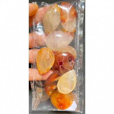 CORNALINE PENDENTIF sachet de 10 Pièces