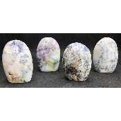 AGATE DENDRITIQUE FORME LIBRE Lot de 4 pièces