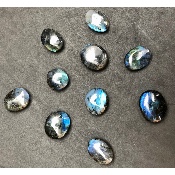 LABRADORITE bleue GALET Lot de 10 pièces