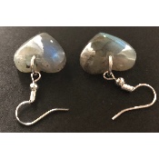 LABRADORITE BOUCLE D'OREILLE 