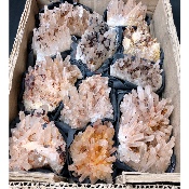 GÉODE CRISTAL BRUT lot de 11 pièces