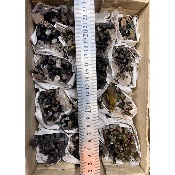 QUARTZ ARC-EN-CIÈL BRUT lot de 15 pièces