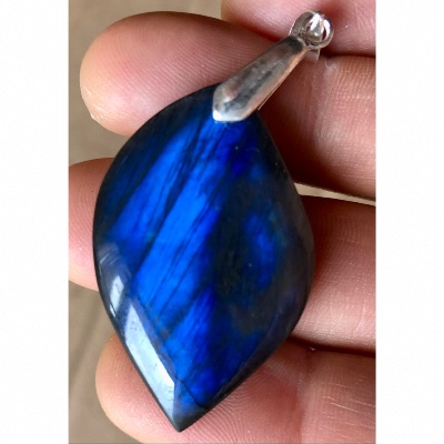 LABRADORITE Bleue Foncée PENDENTIF 10,6 g