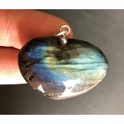 LABRADORITE coeur PENDENTIF 18,1 gr