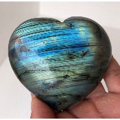 LABRADORITE MULTICOLORE COEUR 350 gr