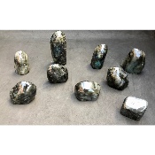 LABRADORITE FORME LIBRE Entièrement POLIE Lot de 2Kg