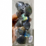 LABRADORITE COEUR sachet de 12 Pièces